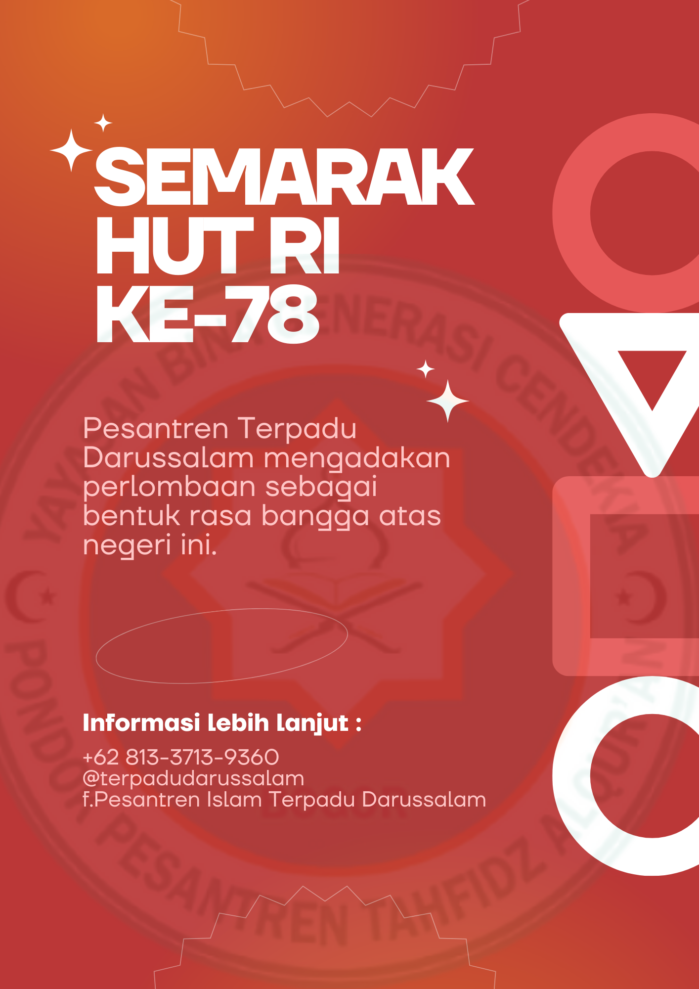 KESERUAN SANTRI LOMBA 17an