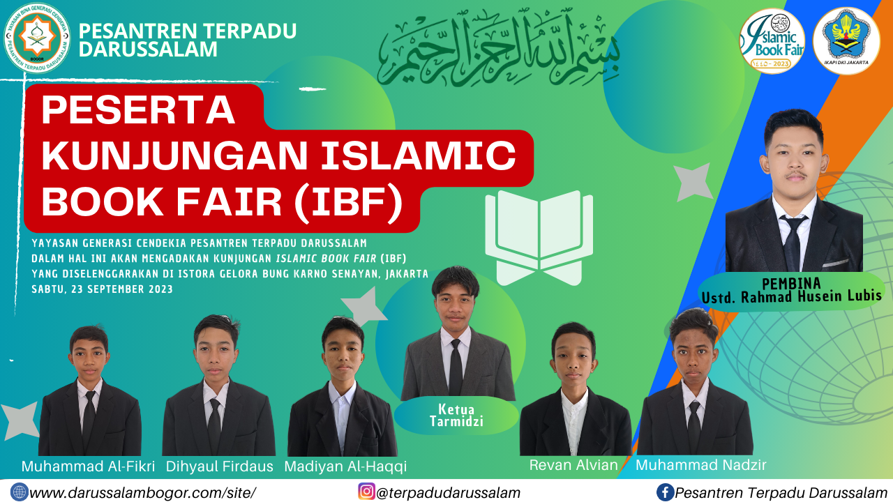 Santri Darussalam Go To Islamic Book Fair (IBF)
