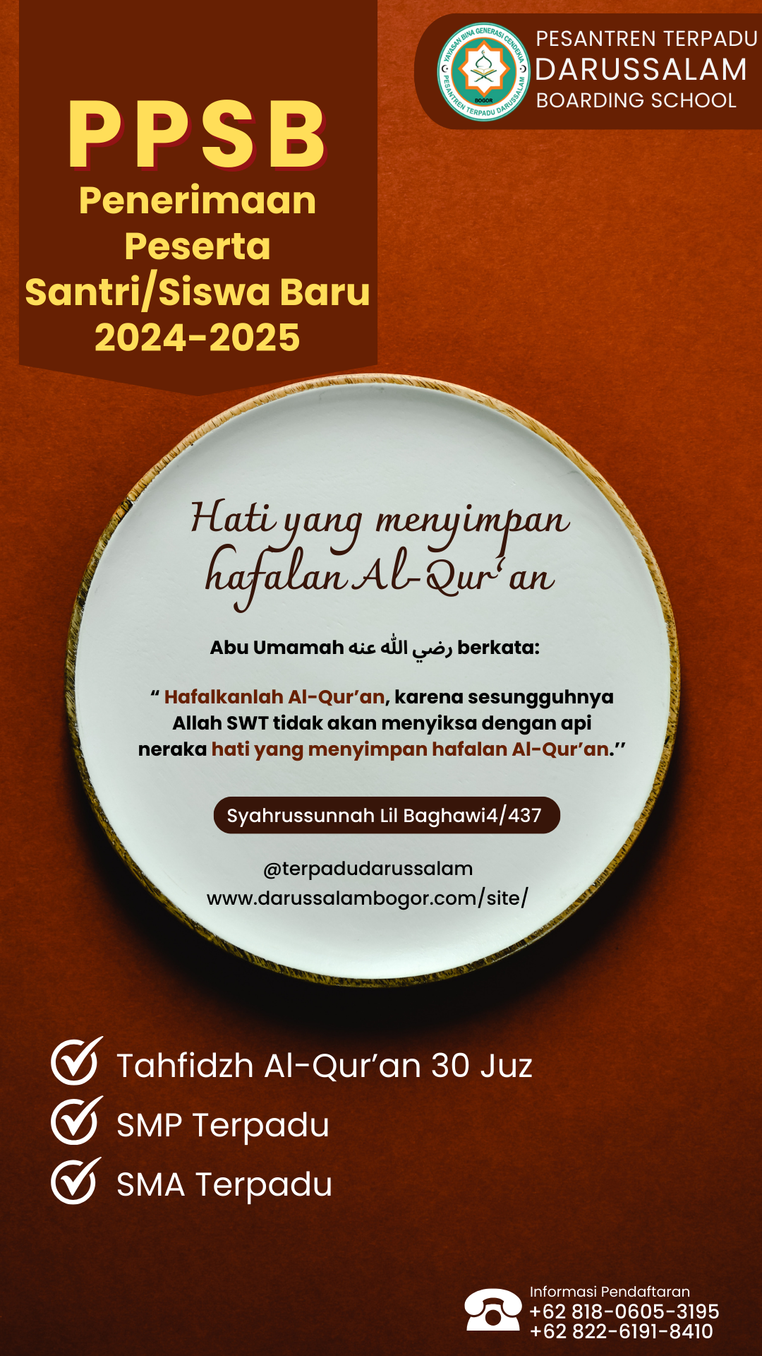 Menyelenggarakan Santri Hafal 150 Hadits